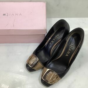 良品　ダイアナ　DIANA パンプス　ハイヒール　金具付き　22.5センチ　（Ｉ-156