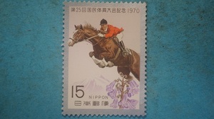 第２５回国体　馬術競技　未使用NH美品　５