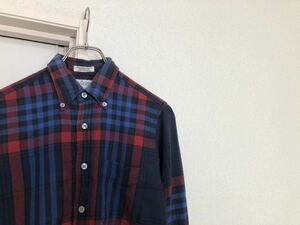 【送料込み】MADE IN USA アメリカ製エンジニアードガーメンツチェックフランネルシャツFLANNELSHIRT Engineered Garmentsネペンテス size1