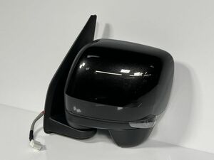 美品/低走行 アトレー S700V S710V 純正 左ドアミラー サイドミラー 9P アンダーミラー付 87940-B5260 046068 ブラックマイカX07 管理25065