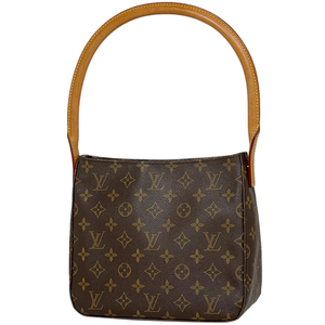 ルイ・ヴィトン Louis Vuitton ルーピング MM 肩掛け ワンショルダー ショルダーバッグ モノグラム ブラウン M51146 レディース 【中古】