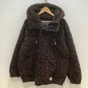 WACKOMARIA ワコマリア ジャケット 2021A/W LEOPARD BOA PARKA ブラウン アニマル サイズS 543737