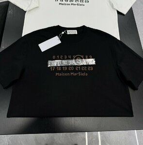 送料無料　Maison Margiela マルタンマルジェラ メンズ　半袖　Tシャツ　丸首　数字　ロゴ　S-3XL　サイズ選択可能　MM6　4644