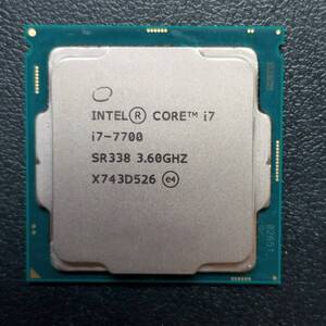 インテル CPU Core i7-7700 3.60GHz 中古品