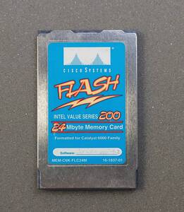 KN4692 【ジャンク品】 cisco 24MB Memory Card MEM-C6K-FLC24M