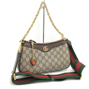 【中古】GUCCI オフィディア スモール 2WAYショルダーバッグ GGスプリーム PVC 735132