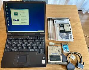 DELL Latitude CPx H500GT 中古品Win2000Pro PenIII 500MHz/128MB RAM/6GB HDD/14.1液晶/LAN Windows98