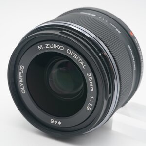 新品級 オリンパス OMALIZUMAB SYSTEM M.ZUIKO DIGITAL 25mm F1.8 ブラック