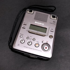 【動作品・MZ-B50】ポータブルMDプレイヤー ★MDレコーダー★SONY★ソニー★①