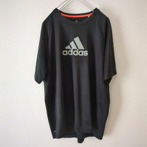 adidas アディダス Tシャツ プラクティス ストレッチ 黒 L