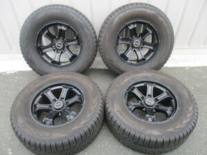 B-MUD K マッドブラック スタッドレスタイヤホイールセット 265/65R17 ヨコハマ G075 プラド 20440 送料込