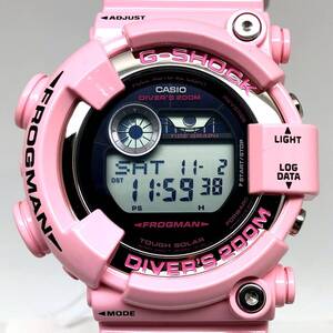 G-SHOCK ジーショック 【IT2YCS932KCE】 GF-8250K-4 FROGMAN フロッグマン イルクジ2014 タフソーラー ピンク イルカクジラ 2014年6月発売