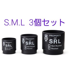 NEIGHBORHOOD　SRL . STRAIGHTTYPE PLANT POT　S M L　ストレートタイプ　プラントポット　3個セット 伊勢丹 ネイバーフッド　