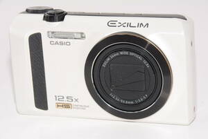 【外観特上級】CASIO カシオ デジタルカメラ EXILIM EX-ZR300WE ホワイト　#u1682