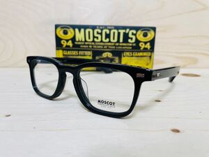 ◆MOSCOT◆MOBBLE◆モスコット◆メガネフレーム 伊達眼鏡 黒縁 セルフレーム スクエア ウェリントン 人気 サングラス 未使用 美品