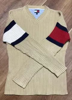 TOMMY HILFIGER リブ編みセーター Mサイズ