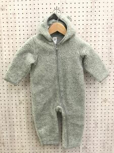 BABY GAP ギャップ キッズ ベビー服 ボアフリース 耳付きフード ロンパース つなぎ オールインワン グレー サイズ18-24month グレー