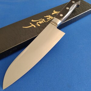 【即決】日本製 三徳包丁 170mm スウェーデン鋼19C27鋼◆ステンレス◆SANDOVIKサンドビック SW鋼◆キッチン 料理 万能包丁