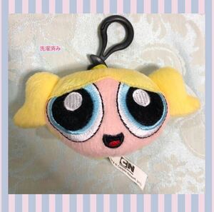 The Powerpuff Girls パワーパフガールズ バブルス マスコット ぬいぐるみ チャーム バッグチャーム キーホルダー 