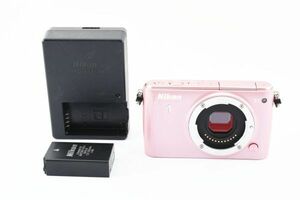 ニコン Nikon 1 S1 ピンク ボディ #3004A638