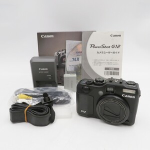 1円〜 Canon キヤノン Power Shot G12 コンパクトカメラ 箱付 動作確認済 現状品 y55-3365577【Y商品】