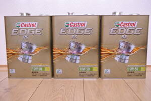 全国送料無料 4L×3缶 カストロール エッジ RS 10w-50 SN CASTROL EDGE RS