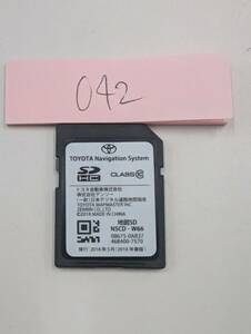 TOYOTA トヨタ 純正ナビ用 地図データ SDカード 8G 2018年 5月 春 08675-0AR37 #042