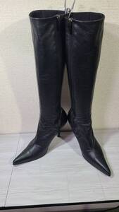 コメックス（COMEX)　ロングブーツ（ブラック　黒色）　24ｃｍ