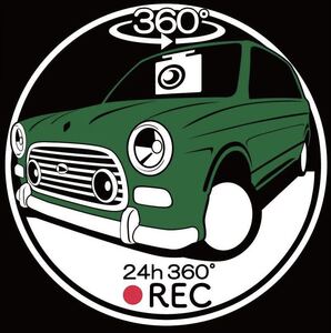 色変更可能！　ミラジーノ　l700 ドラレコ　ドライブレコーダー　ステッカー　ダイハツ