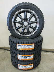 トーヨーオープンカントリーR/T★155/65R14セット★キャリーエブリーハイゼットスクラムアトレーNバンバモススペーシアギアウェイク★G