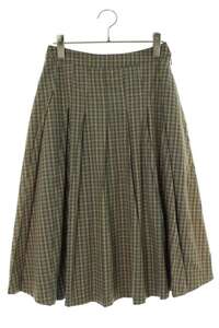 ステューシー STUSSY Mix Plaid Pleated Skirt 211196 サイズ:3 ミックスチェックスカート 中古 BS99