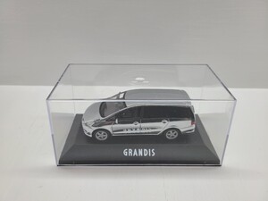 【最終値下げ】1/43 MITSUBISHI GRANDIS 三菱 グランディス　ディーラー特注 ミニカー メッキ仕様 1:43 美品 レア物 入手困難 ケース付き