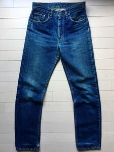 【極上】濃紺 BIGE 505 32×31 60年代 刻印14 鬼ヒゲ デカポケ リーバイス LEVIS オリジナル ビッグE 501XX 506XX 507XX 557 501 66 