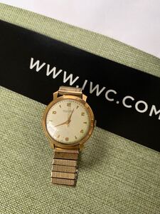 希少アンティーク IWC SCHAFFHAUSEN 18K メンズ腕時計 動作品T103