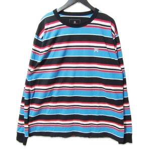 uniform experiment ユニフォームエクスペリメント 長袖ボーダーTシャツ UE-210038 L/S CLASSIC BORDER TEE コットン マルチ 4 27108351