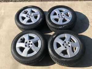 【24-i232】★ スタッドレスタイヤ+ホイール4本セット ★ 185/65R15 GOODYEAR NAVI6 ★ トヨタ プリウス 30系 ★