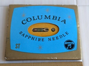 レコード針　コロムビア SAPPHIRE NEEDLE ST RONETTO TYPE デラックス針　COLUMBIA 未開封　ロネットタイプ　ロネット　未開封