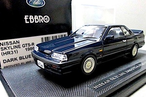 Ж EBBRO 1/43 Skyline スカイライン Nissan ニッサン 日産 R31 GTS-R 1986 or 1987 エブロ Ж GTB GT-R RS R32 R33 R34 R35 AUTECH NISMO