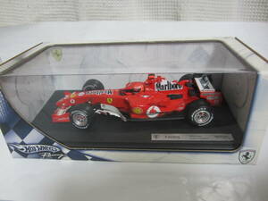 即決 マテル ホットウィール 1/18 フェラーリ F2005 2005年 №1 ミハイル・シューマッハー マルボロ仕様