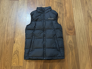 未使用 columbia コロンビア OMNI HEAT オムニヒート PIKE LAKE VEST ダウンベスト メンズS 1738012 ブラック