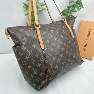 n197【定価16万】1円 LOUIS VUITTON ルイヴィトン ショルダーバッグ トータリーMM M56689 モノグラム ブラウン シリアル DU1144