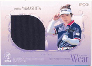 Epoch 2024 JLPGA 日本女子プロゴルフ協会 Top Player 山下美夢有 ウェアカード 120枚限定 Authentic Wear