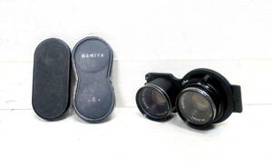 ▲(R605-H88) 現状品 MAMIYA マミヤ MAMIYA-SEKOR 1:3.7 f=80mm 二眼レフフィルムカメラ 二眼レンズ