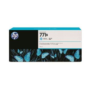 【新品】(まとめ) HP771B インクカートリッジ ライトシアン 775ml 顔料系 B6Y04A 1個 〔×10セット〕