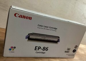 BA280■送料込■ Canon キャノン Color Laser Cartridge カラー レーザー 純正 トナーカートリッジ ブラック EP-86 3082g●未使用品/くGOら