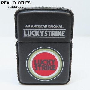 ZIPPO/ジッポー LUCKY STRIKE/ラッキーストライク 革巻き/レザーケース /UPK