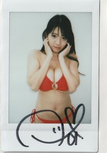 1円～【藤乃あおい】1of1 直筆サイン入りビキニ生チェキ1 1/1 メーカー直入荷 IDOL cheki