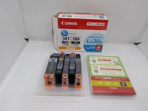 ●canon キヤノン 純正 プリンター インクカートリッジ　BCI-381+380/5MP 5色 マルチパック