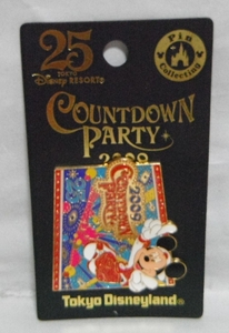 ◆ディズニーリゾート ミッキーマウス『カウントダウンパーティー2009　ピンズ』レアです。