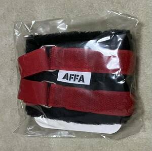 【 新品・未使用 】 AFFA パイル地 リストバンド　黒赤 アンダーカバー　undercover 高橋盾 fragment 藤原ヒロシ